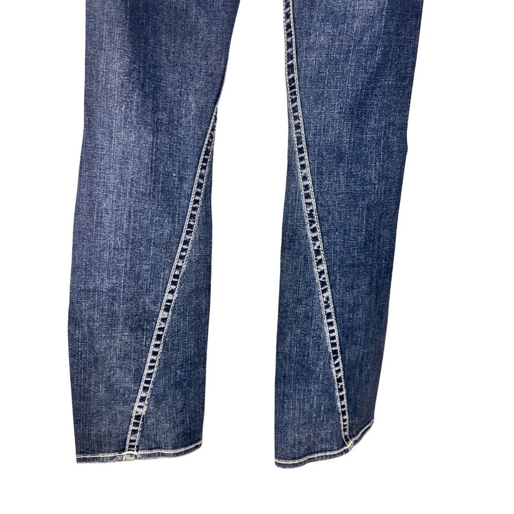 True Religion Womens Distressed Bootcut Jeans Size 28 Made In USA - Picture 14 of 14